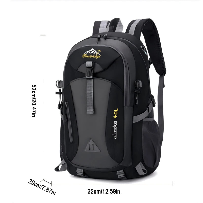 40L Hiking Backpack, Travel Backpack, for Men and Women, Waterproof, Outdoor Hiking, Daypack, Lightweight Backpack