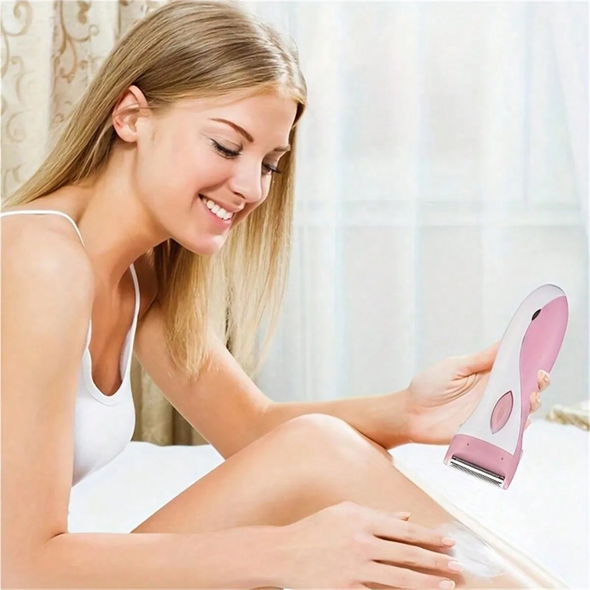 Women's Electric Razor - USB Electric Lady Shaver, Ladies Epilator Razor, Foil Shaver With Stainless Steel Blade