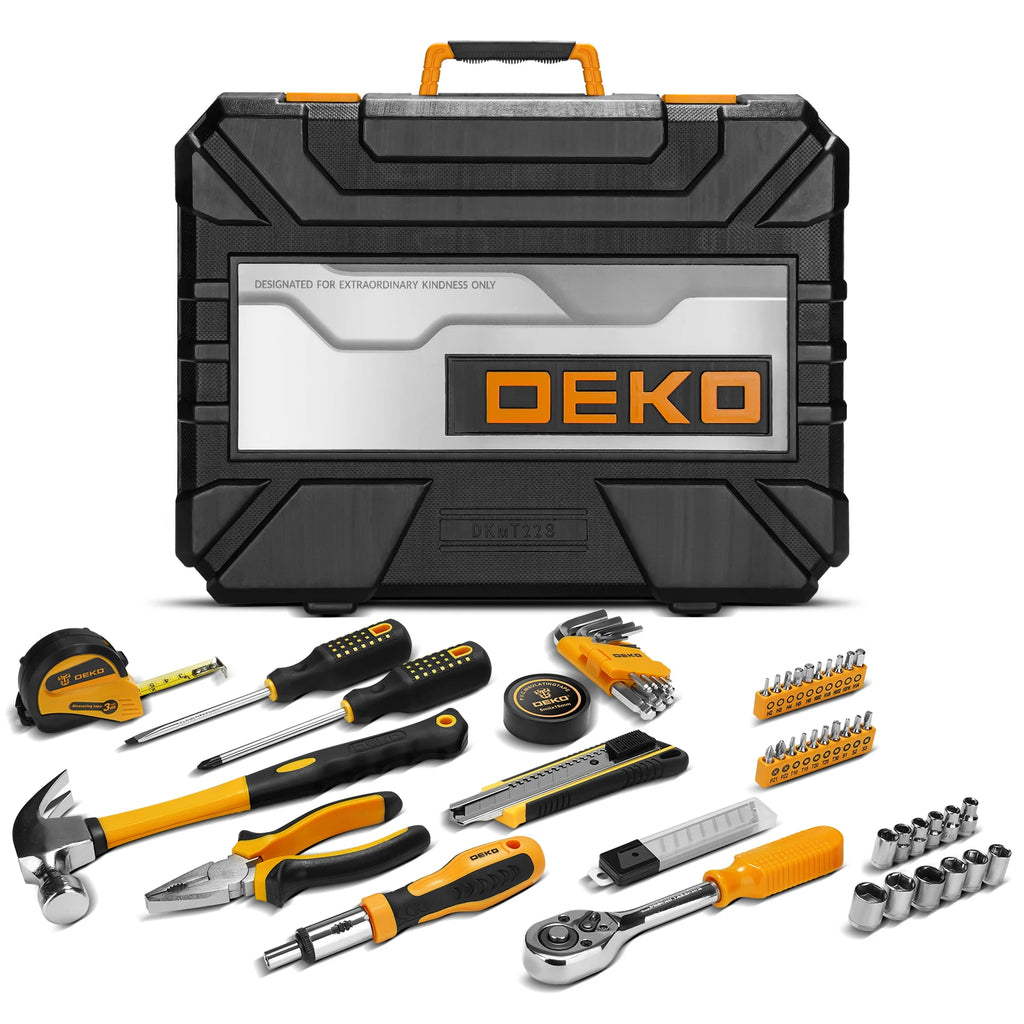 228Pcs Socket, Auto Repair Tool Combination, Package Mixed Tool Set Hand Tool Kit with Toolbox Storage Case