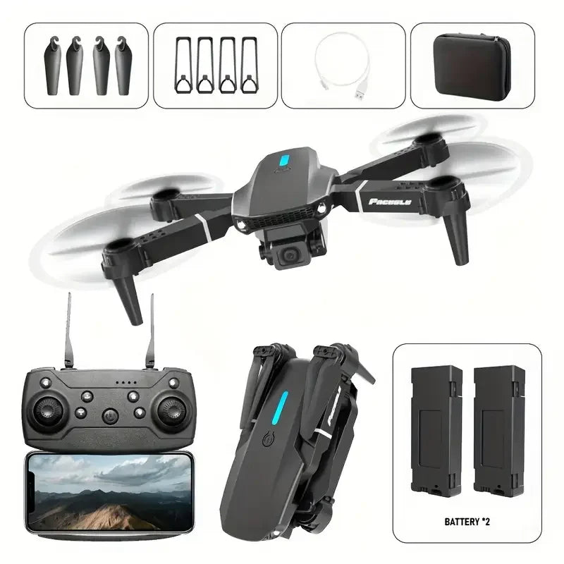 NEW Drone 4K Professinal With  Wide Angle Dual HD Camera,Foldable RC Helicopter WIFI FPV Height Hold Gifts Toys