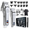 Professional Combo Kits Hair Clipper Electric Hair Trimmer Set For Men Rechargeable Cordless Trimmer