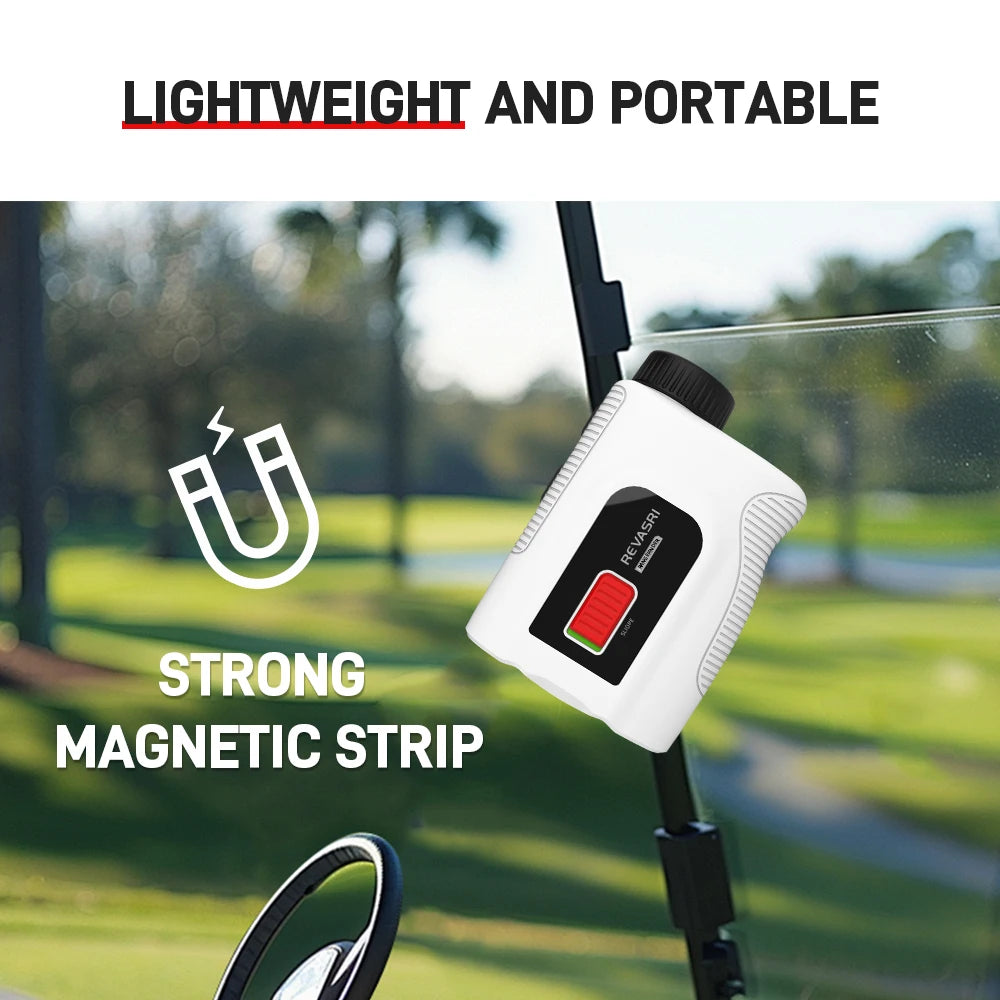 Golf Rangefinder 1000 Yards with Slope Flag Lock Vibration, Type-C Rechargeable, 6X Rangefinder For Golf Tournament