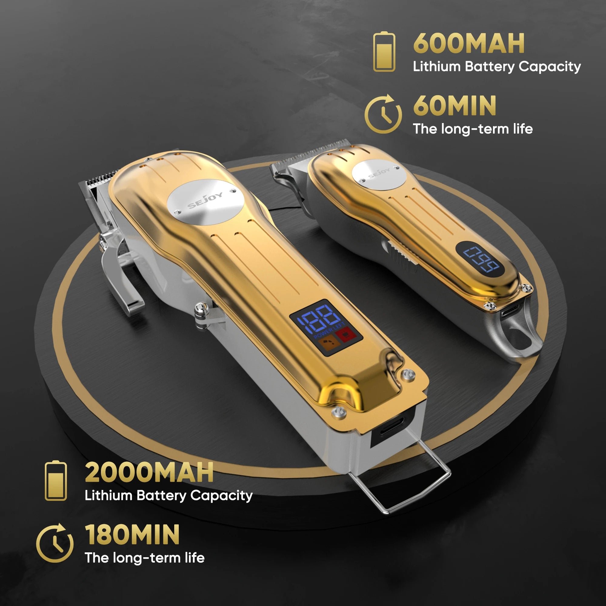Professional Combo Kits Hair Clipper Electric Hair Trimmer Set For Men Rechargeable Cordless Trimmer