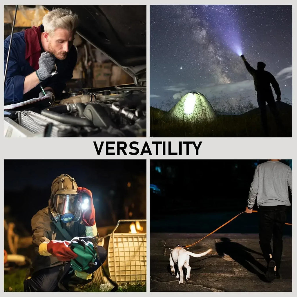 2800Lm Powerful 21700 Rechargeable XHP50B HD LED Type-C Flashlight Protable Torch EDC Flash Light IPX8 for Camping