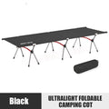 portable folding bed, ultra light aluminum alloy sleeping bed, outdoor camping and travel