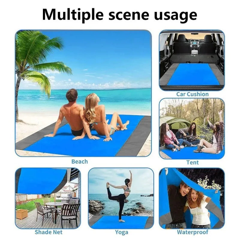 Sand proof, Beach Blanket, Waterproof, Beach Mat, Portable Lightweight, Picnic Blanket, Camping