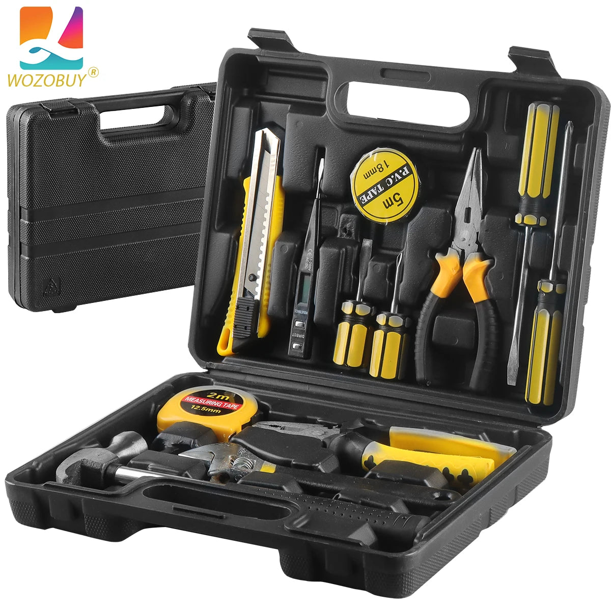8/9/12/13Pcs Hand Tool Sets, Household Home Repair, Tool Set, Screwdriver Tool Box Set, Scissors Claw Hammer