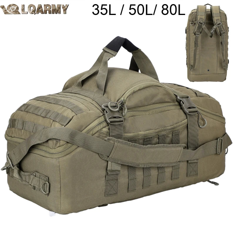 30L 45L 80L Outdoor Mountaineering Bag, Tactical Backpack, Large Duffel Bag , Hiking Camping Travel Bags