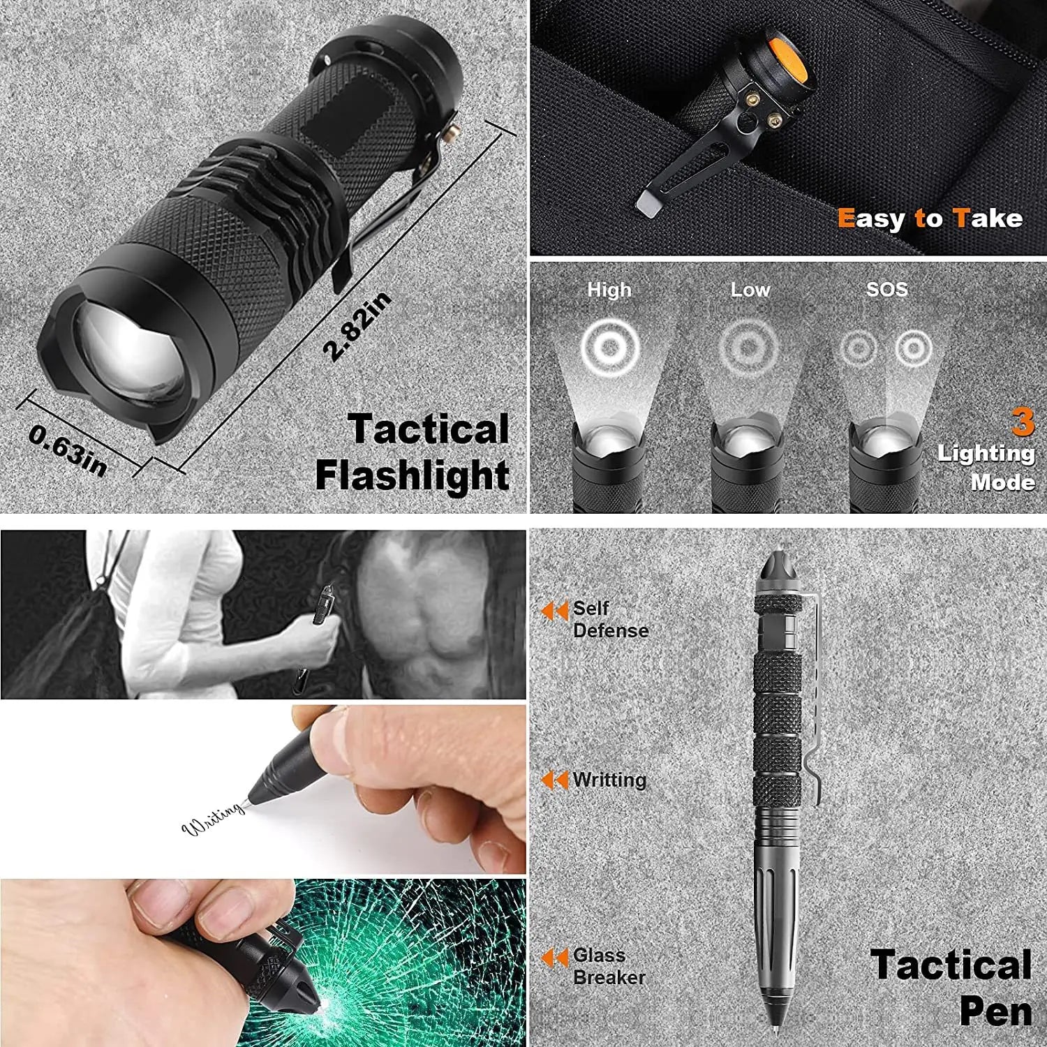 13 in 1 Outdoor Survival Kit Multi-function Emergency First Aid Tools Camping Hiking Self Defense Gear