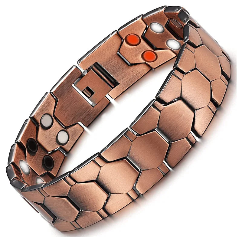 Healing Healthy Copper Magnetic Bracelet for Men and Women, Arthritis Pain Relief, Bio-Energy Blood Pressure Bracelet