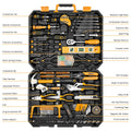 228Pcs Socket, Auto Repair Tool Combination, Package Mixed Tool Set Hand Tool Kit with Toolbox Storage Case