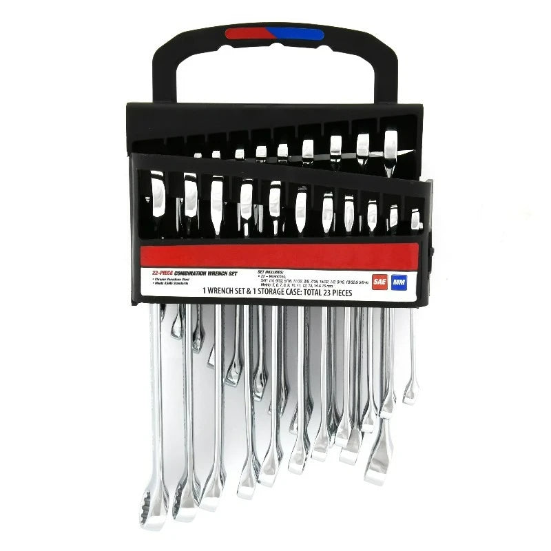 22-Piece Combination Wrench Tool Set, Hand Tools