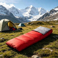 Adult Rectangular Sleeping Bag With Two-Way Zipper For Warm Nights Camping