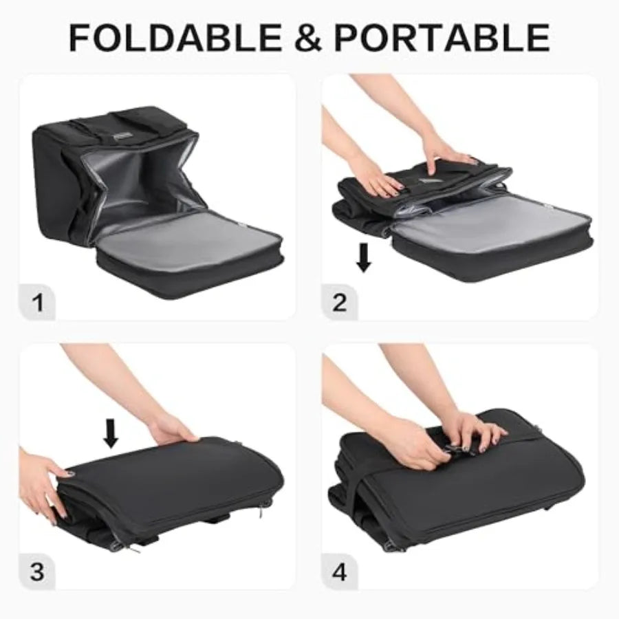 Insulated Soft Cooler Bag, Large Ice Coolers Soft Sided Ice Chest for Beach, Collapsible and Portable