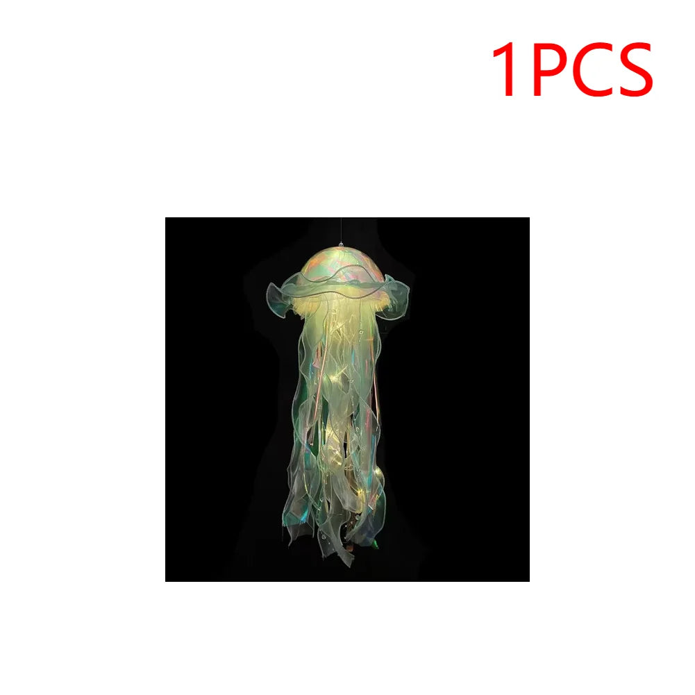 5PCS Jellyfish Bedroom Night Light, Lamp,  Hanging Atmosphere Decoration, Lamp