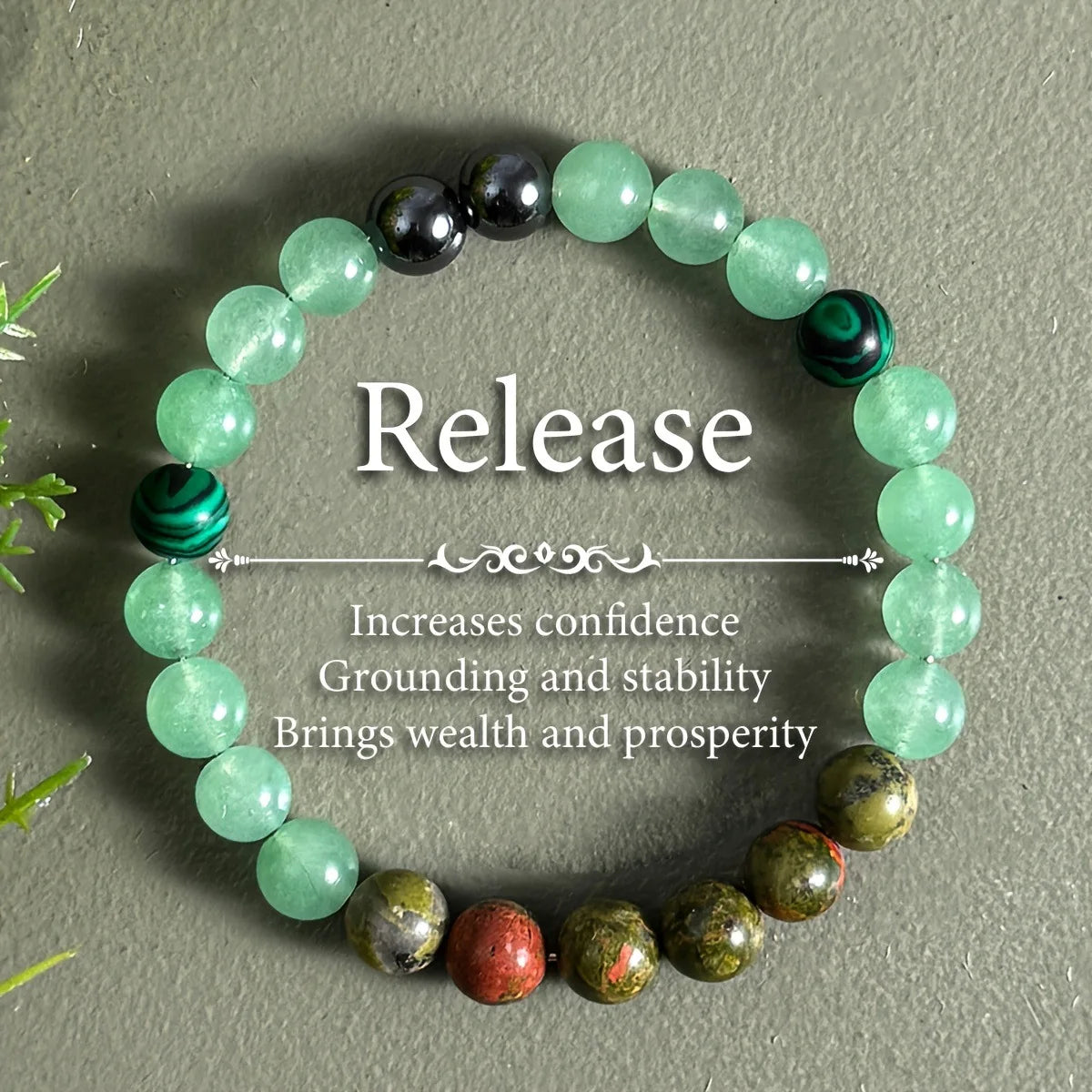 Natural Stone Symbolic Beaded Bracelet Women and  Men,  Anxiety Relief, Money,  Spiritual,  Inner Self-Love