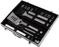 16-Piece BBQ Grill Set with Aluminum Case, Stainless Steel Tools, Perfect for Home Grilling & Gifts