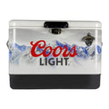 Light Ice Chest Cooler Portable Ice Bucket with Bottle Opener, Vintage Style, Insulated for Camping, Beach, Picnic, RV, BBQs, T