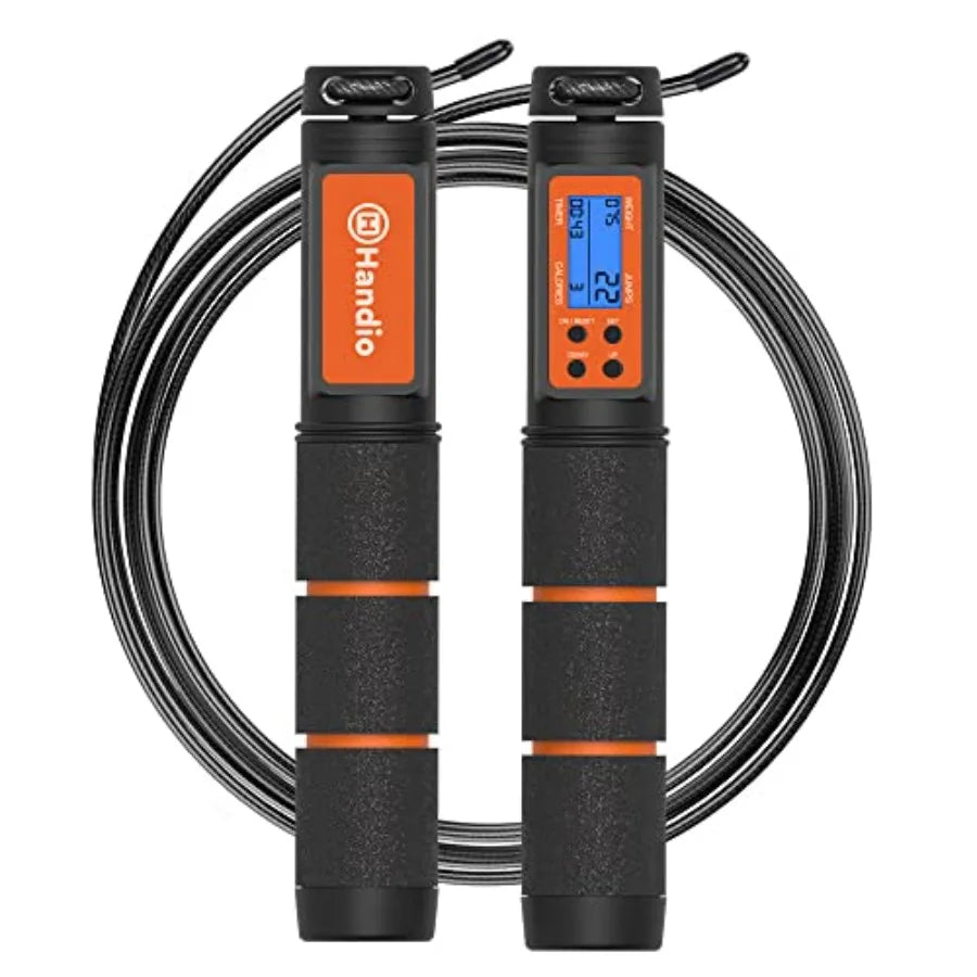 Jump Rope, Jump Rope with Counter, Workout, Adjustable Length, Speed Skipping Rope for Men and Women
