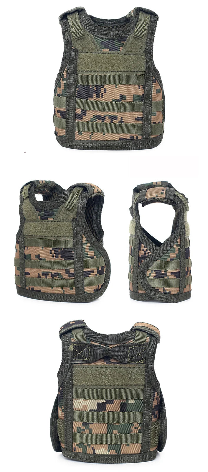 Detachable Nylon Beer Bottle Vest Adjustable Straps Beer Bottle Vest Drink Bottle Cover Drink Bottle