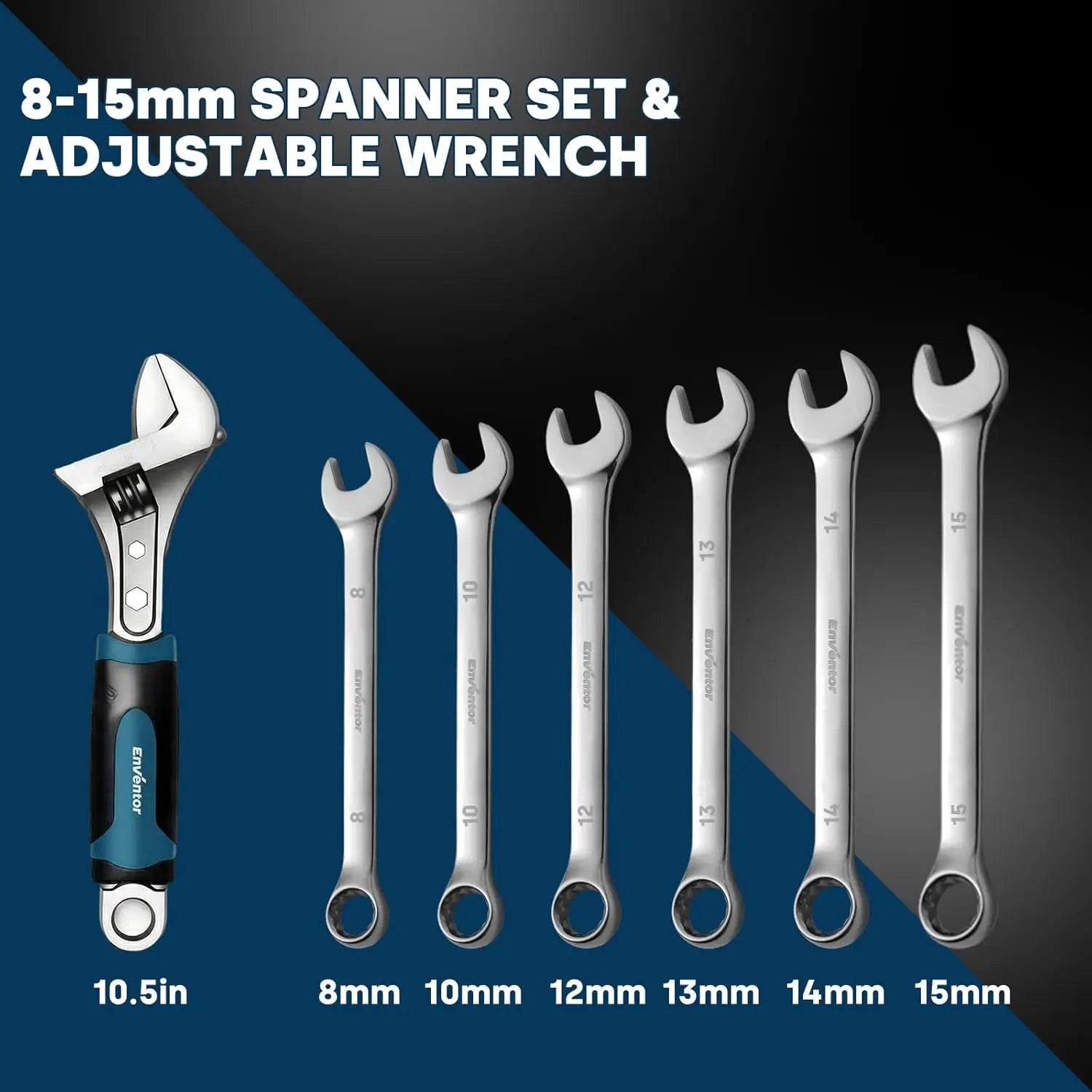 Tool Set, 220-Piece Home Tool Kit with Toolbox, Wrench and Hand Tools for Home Repairs, Auto Maintenance, DIY & General Repair Tools for Men & Women, Blue