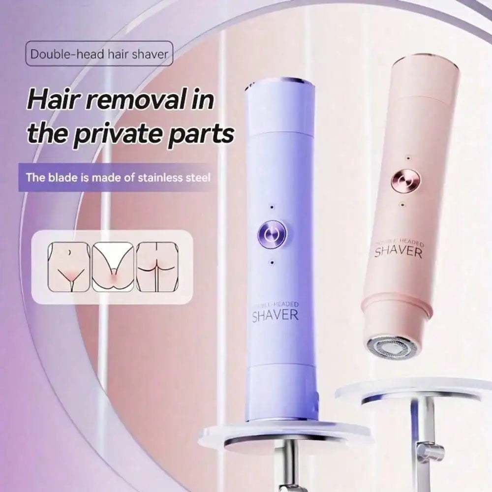 2 In 1 Electric Shaver For Women, Electric Razors For Women Shaving - Hair Removal For Wet & Dry Use, Epilator For Bikini, Underarms, Legs, Arms, Hypoallergenic Blades,  Usb Rechargeable