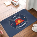 Firefighter Front Door Mat, Anti-Slip, Waterproof, Fire Rescue Doormat, Living Room, Entrance Rug