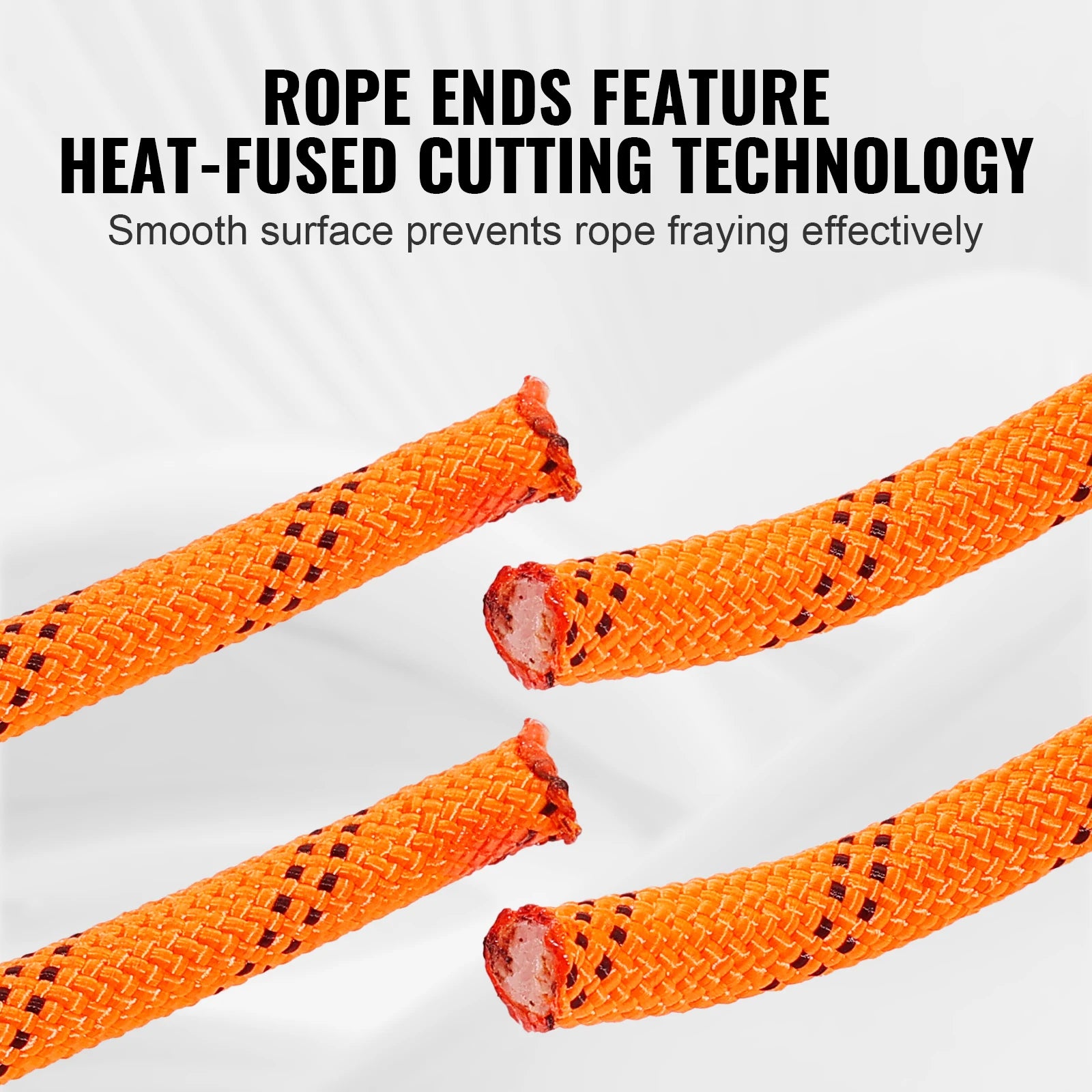 120 ft Dual-Weave Polyester Cord 3/8 1/2in 48-Strand Multi-Use Rope for Arborist Activities Outdoor Adventures Versatile