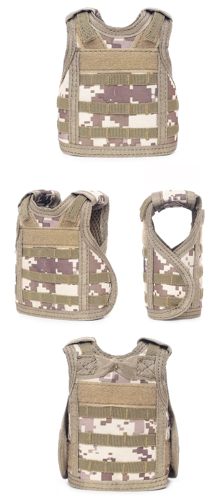 Detachable Nylon Beer Bottle Vest Adjustable Straps Beer Bottle Vest Drink Bottle Cover Drink Bottle