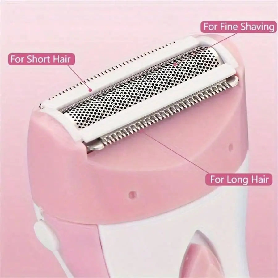 Women's Electric Razor - USB Electric Lady Shaver, Ladies Epilator Razor, Foil Shaver With Stainless Steel Blade
