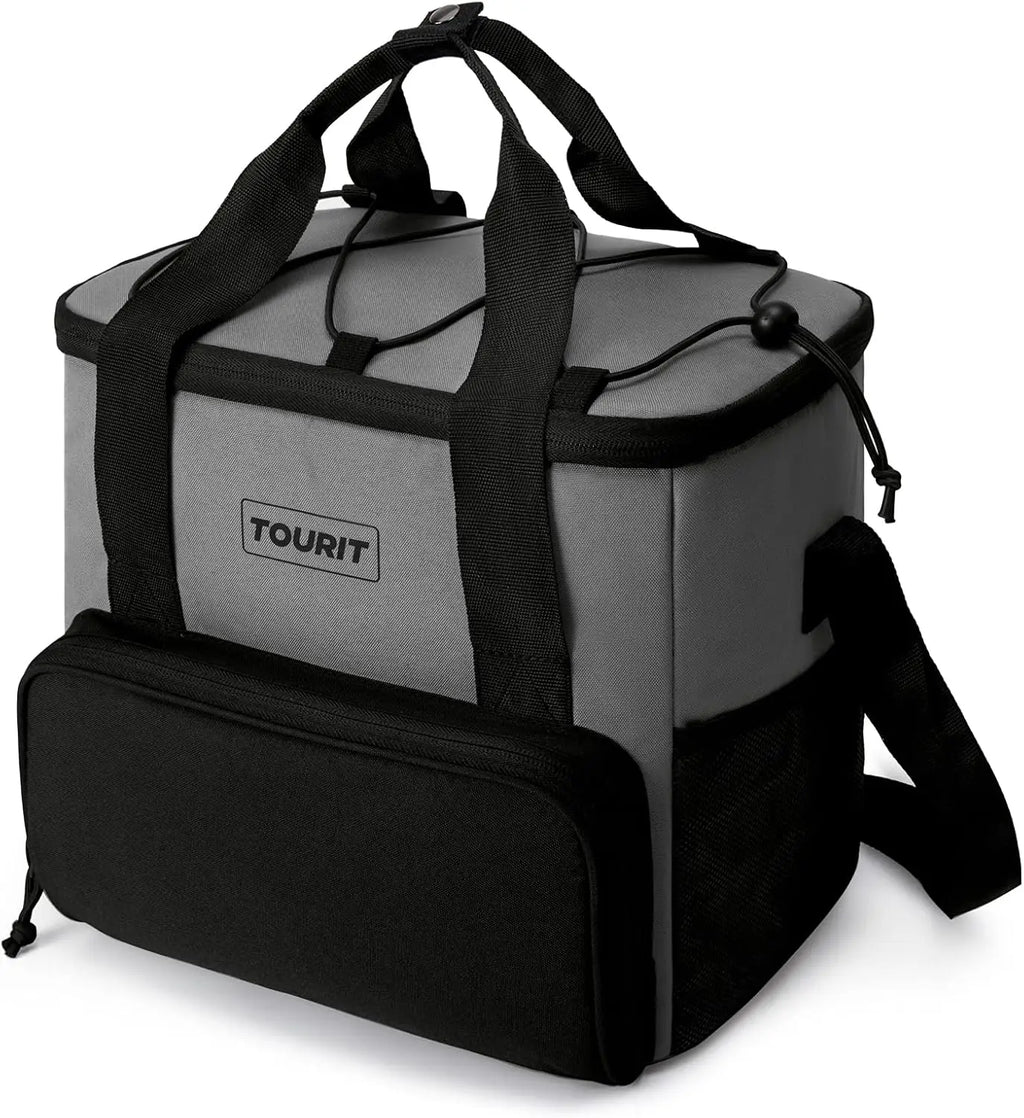 Small Soft Cooler Bag Insulated, 24Can Lunch Cooler Bag, Ice Chest, 14.6L Leakproof & Portable Coolers for Picnic, Beach, Camping, Work, Travel, Trip