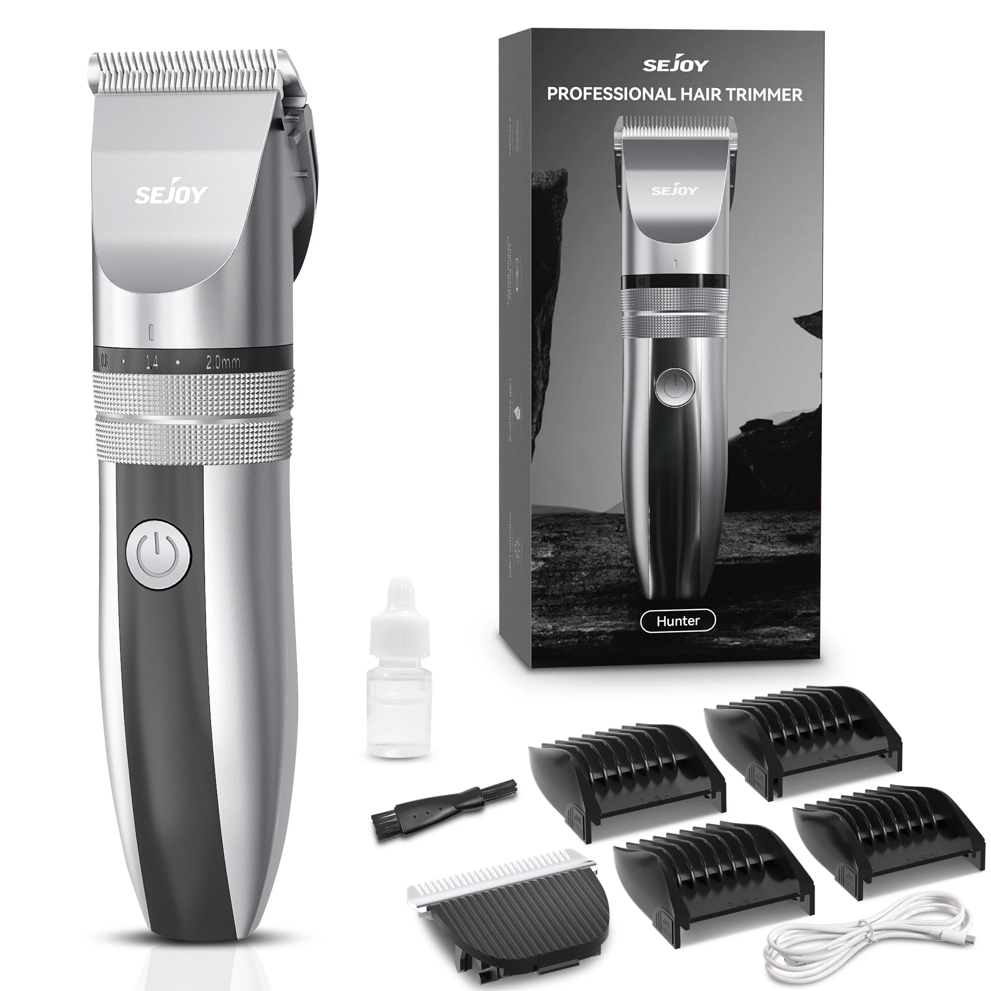 Professional Hair Clippers for Men Hair Trimmer Kit Cordless Barber Machines Electric Men's Shaver, Gift