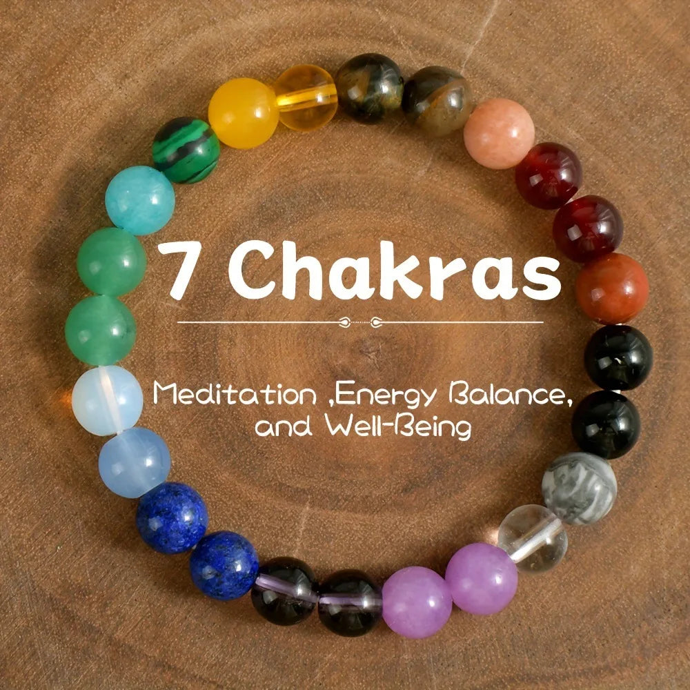 Natural Stone Symbolic Beaded Bracelet Women and  Men,  Anxiety Relief, Money,  Spiritual,  Inner Self-Love