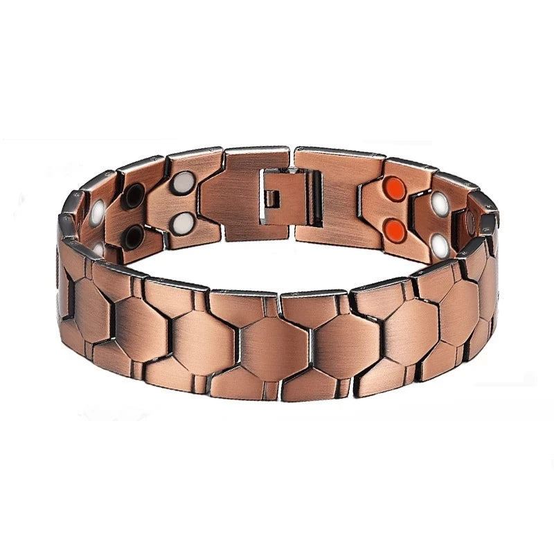 Healing Healthy Copper Magnetic Bracelet for Men and Women, Arthritis Pain Relief, Bio-Energy Blood Pressure Bracelet