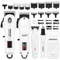 Professional Hair Clippers, Rechargeable Hair Trimmer, Men's Electric Ear and Nose Hair Trimmer Grooming Kit, Rechargeable Electric Razor, 4 Piece Set