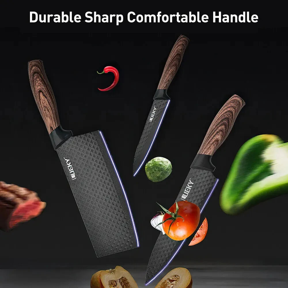 Kitchen Knife Set Stainless Steel Knife, 6-Piece, Essential Cooking Tools