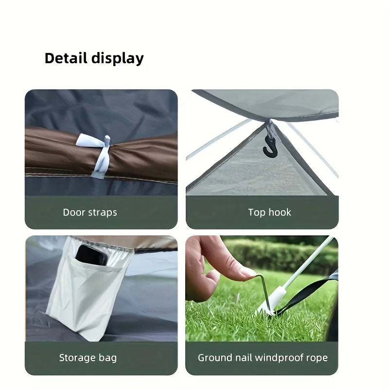 Camping Portable Tent, Wilderness Camping Equipment,