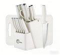Knife Set, 15 Piece Knife Block Set with Built-in Sharpener, Dishwasher Safe, Rust Resistant, Stainless Steel