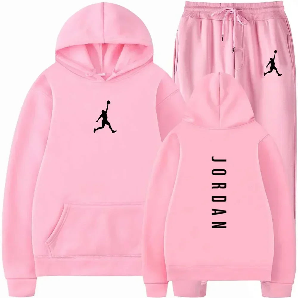 2026 high-quality sportswear sweatshirt + sweatpants, fashionable sportswear sweatshirt set