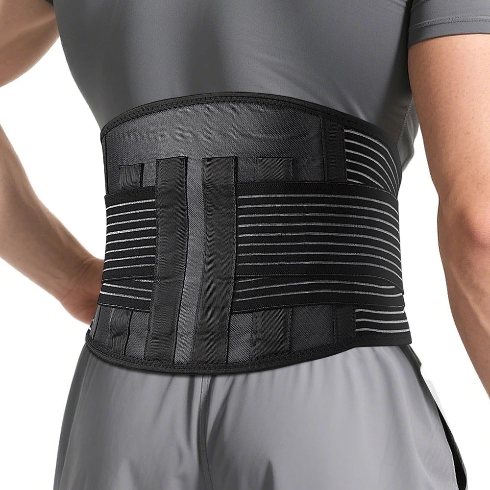 1PCS Thermal Magnetic Therapy Lumbar Support Belt Lower Back Brace for Men and Women,Self-Heating Waist Strap with Gauss Magnets