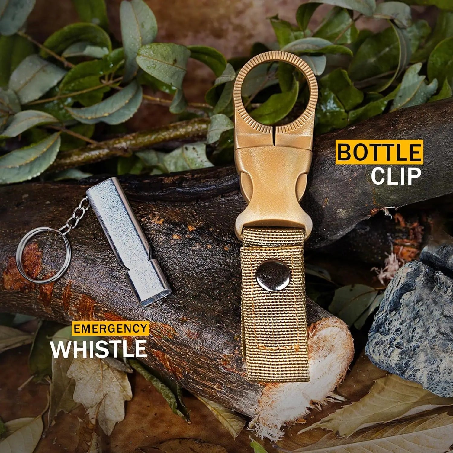 (No flint) Outdoor Adventure Survival Kit, SOS Emergency, First Aid Kit, Camping