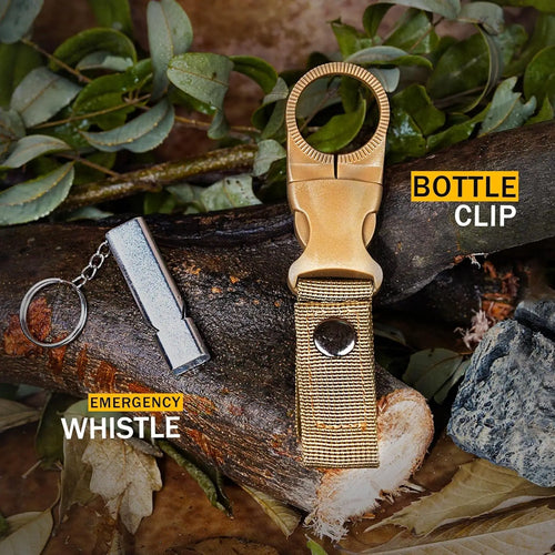 (No flint) Outdoor Adventure Survival Kit, SOS Emergency, First Aid Kit, Camping