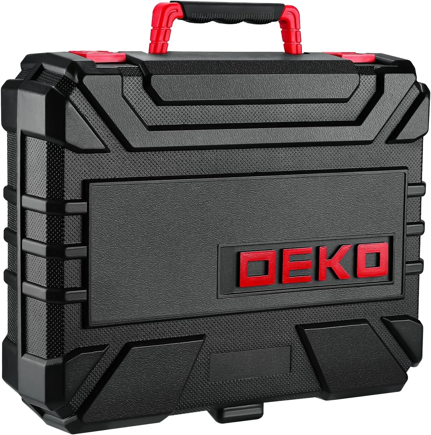 Drill Set Tool Set with 8V Red Cordless Drill, Home Tool Kit with Drill, Hand Tool Kits for Women 126 Piece