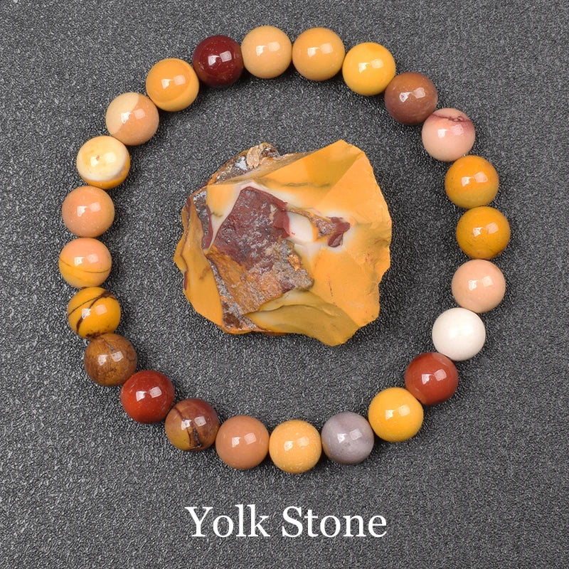 Golden Obsidian Stone Beads Bracelet Men Women Golden Light Rainbow Obsidian Raw Stone Round Bead Natural Energy Jewelry