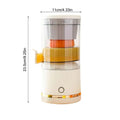 Electric Fruit Juicer Portable Single Auger Juicer Automatic Separation USB Charge Orange Lemon Fruit Vegetable Juice Extractor