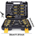 43-piece Magnetic Screwdriver Set, featuring magnetized and demagnetizing tools — including interchangeable screwdriver bits, ergonomic handles, and a magnetic base — designed for manual tools used in automotive and elect