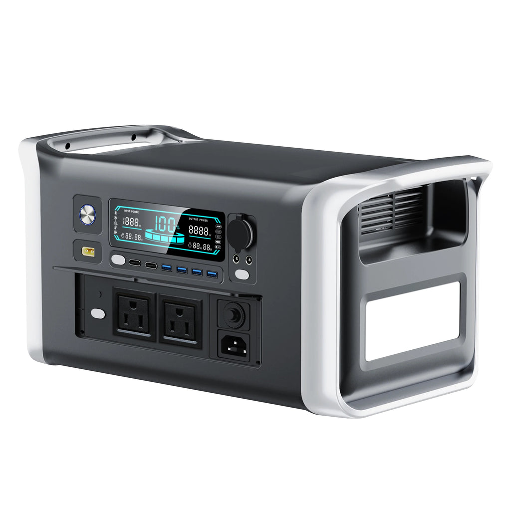 Camping Portable Power Station, 1024Wh, Wave Solar Generator Outdoor, 220V 110V, AC Outlets