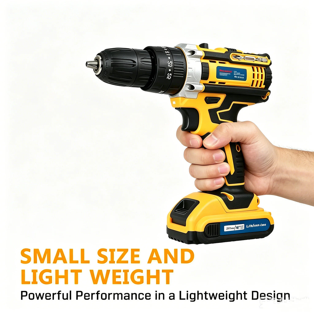 Cordless Lithium Screwdriver, Mini Electric Screwdriver, Portable Electric Drill, Multi-function Impact Drill, Power Tool Combo