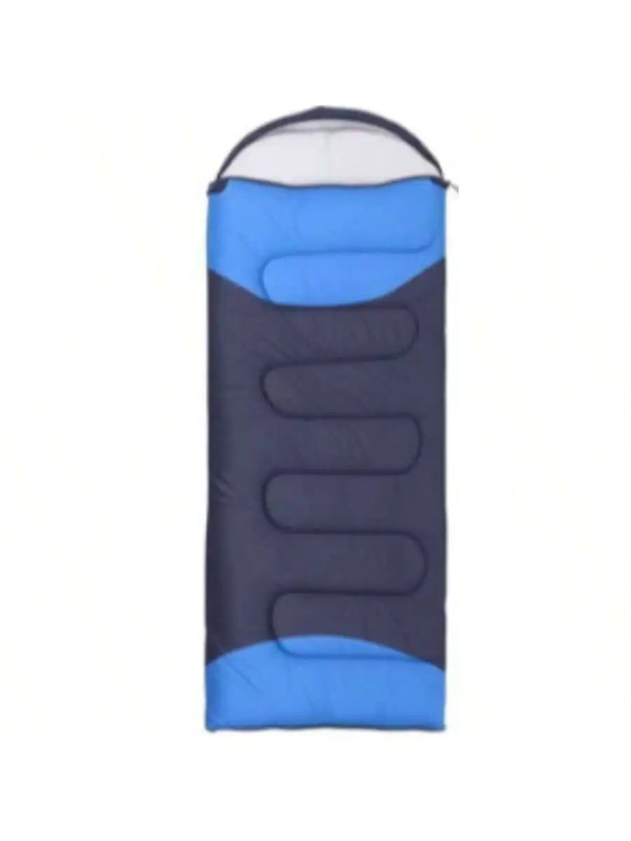 Sleeping Bag Envelope Style With Hood Portable Warm Comfort For Adults