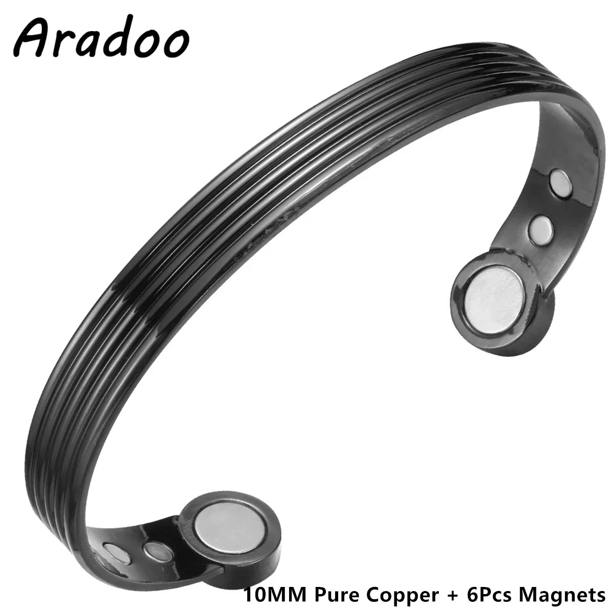 Pure Copper Bracelets for Women, 3500 Gauss Magnetic Therapy,